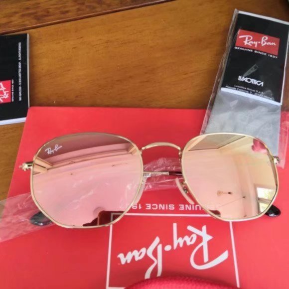 fake hexagonal ray bans